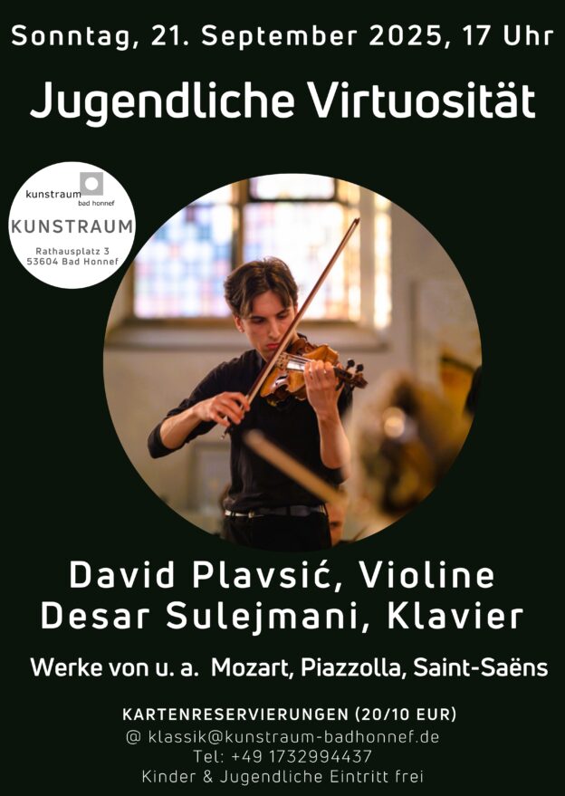 Plakat Jugendliche Virtuosität 21. September